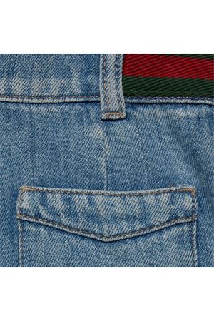 Bermuda in denim blu GUCCI KIDS | 759867XDCRW4447